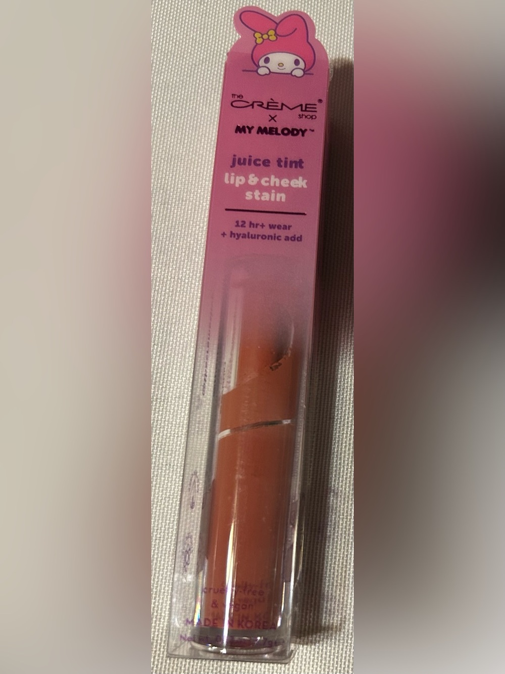 The Crème x My Melody Juice Tint Lip & Cheek Stain — Cookie Crush
